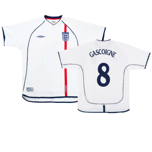 England 2001-03 Home (XL) (Excellent) (GASCOIGNE 8)_0