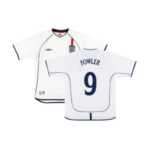 England 2001-03 Home Shirt (XXL) (Excellent) (Fowler 9)_0