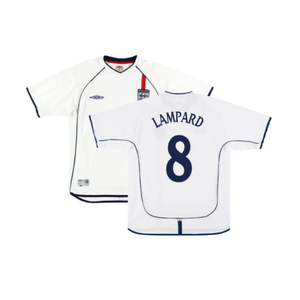 England 2001-03 Home Shirt (XL) (Fair) (LAMPARD 8)_0