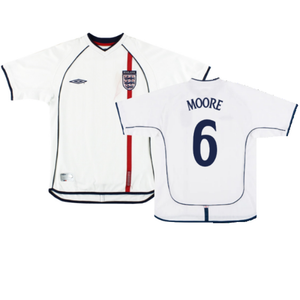 England 2001-03 Home Shirt (L) (Good) (MOORE 6)_0