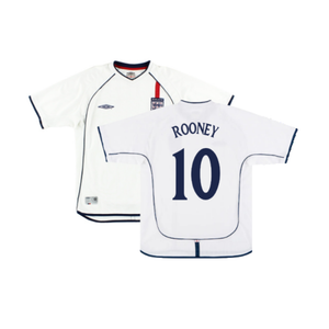 England 2001-03 Home Shirt (XL) (Fair) (ROONEY 10)_0