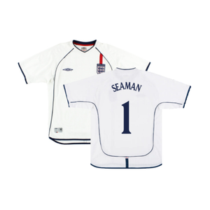 England 2001-03 Home Shirt (Good) (SEAMAN 1)_0