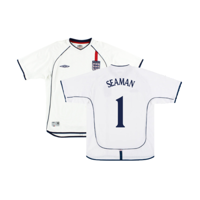 England 2001-03 Home Shirt (L) (Good) (SEAMAN 1)