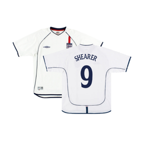 England 2001-03 Home Shirt (XL) (Fair) (SHEARER 9)_0