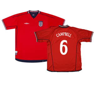 England 2002-04 Away Shirt (M) (Excellent) (Campbell 6)_0