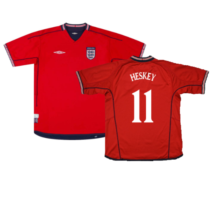 England 2002-04 Away (XL) (Excellent) (Heskey 11)