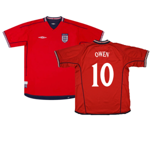 England 2002-04 Away Shirt (XL) (Very Good) (OWEN 10)_0