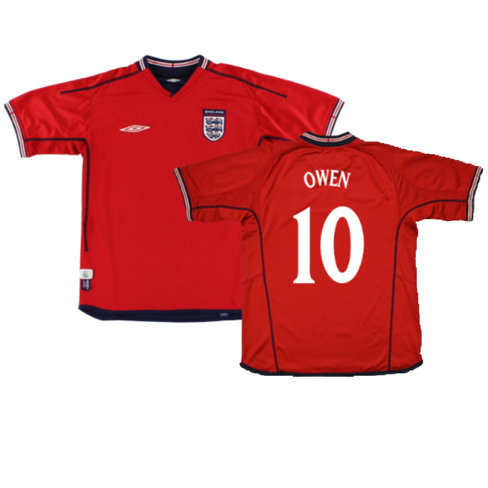 England 2002-04 Away Shirt (2XL) (Excellent) (OWEN 10)