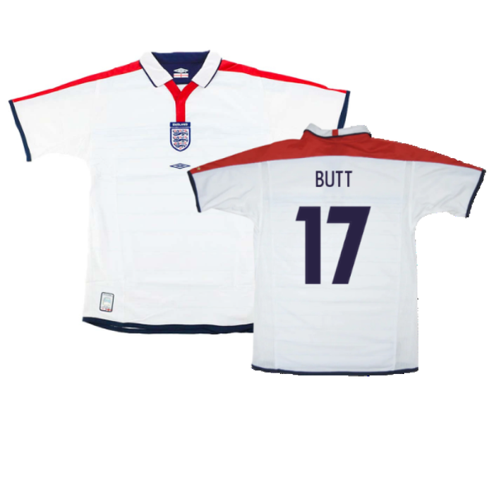 England 2003-05 Home Shirt (XL) (Fair) (Butt 17)