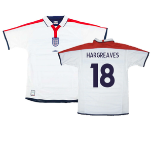 England 2003-05 Home Shirt (XXL) (Very Good) (Hargreaves 18)_0