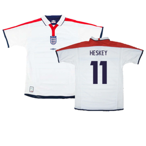 England 2003-05 Home Shirt (XXL) (Very Good) (Heskey 11)_0