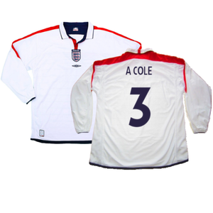 England 2003-05 Home L/S (M) (Excellent) (A Cole 3)_0