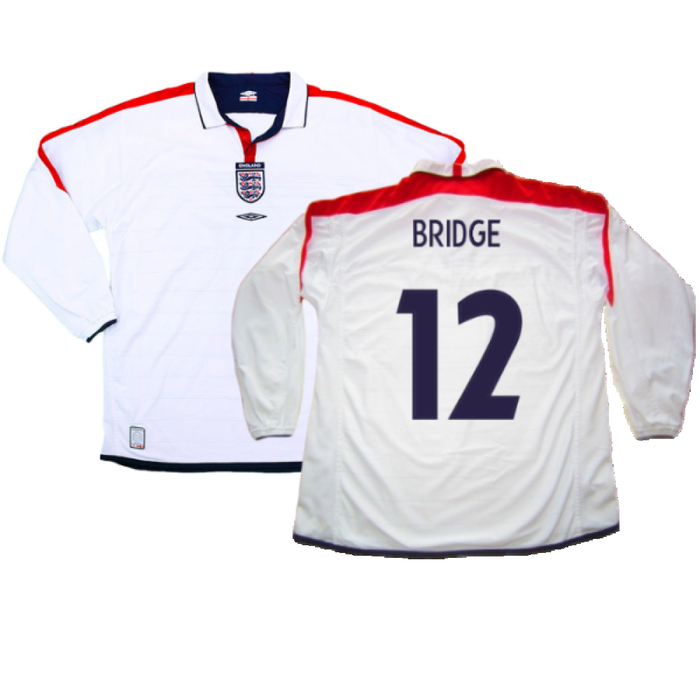 England 2003-05 Home L/S Shirt (M) (Excellent) (Bridge 12)