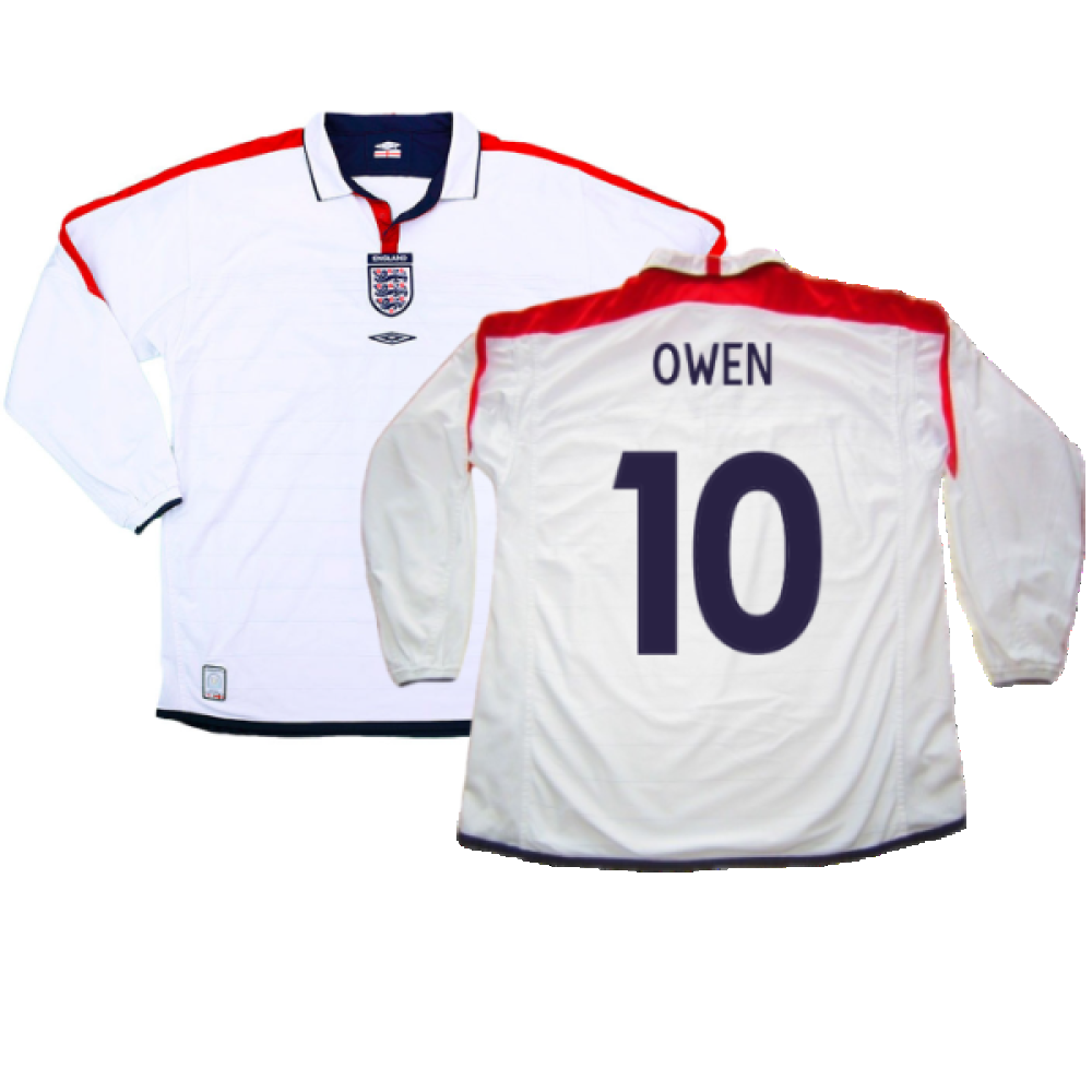 England 2003-05 Home L/S (M) (Excellent) (Owen 10)_0