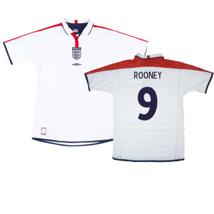 England 2003-05 Home (XL) (Good) (Rooney 9)