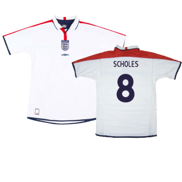 England 2003-05 Home (XL) (Good) (Scholes 8)