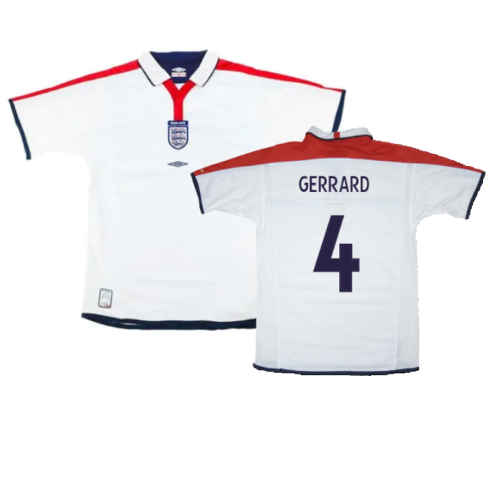 England 2003-05 Home Shirt (S) (Excellent) (Gerrard 4)