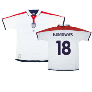 England 2003-05 Home Shirt (XXL) (Very Good) (Hargreaves 18)_0