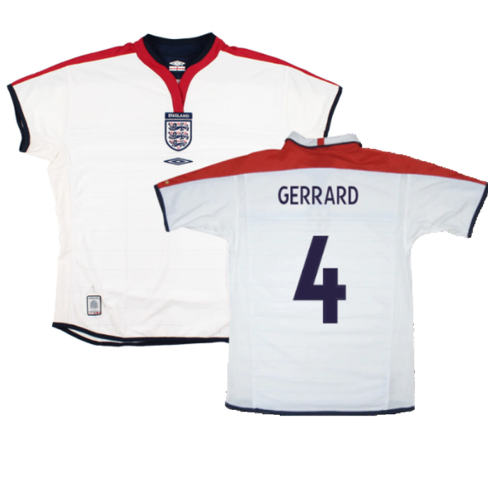 England 2003-05 Home Shirt (Women\\\'s 16) (Excellent) (Gerrard 4)