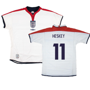 England 2003-05 Home Shirt (Women\\\'s 16) (Excellent) (Heskey 11)_0