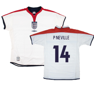 England 2003-05 Home Shirt (Womens) (10) (Excellent) (P Neville 14)_0