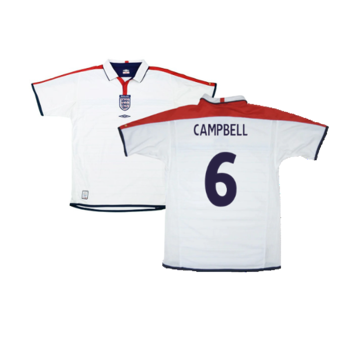 England 2004-05 Home Shirt (Good) (Campbell 6)