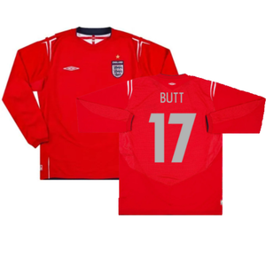 England 2004-06 Away L/S Shirt (XXL) (Excellent) (Butt 17)_0