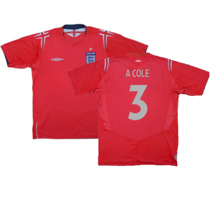 England 2004-06 Away Shirt (L) (Very Good) (A Cole 3)