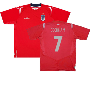 England 2004-06 Away Shirt (XL) (Good) (Beckham 7)_0