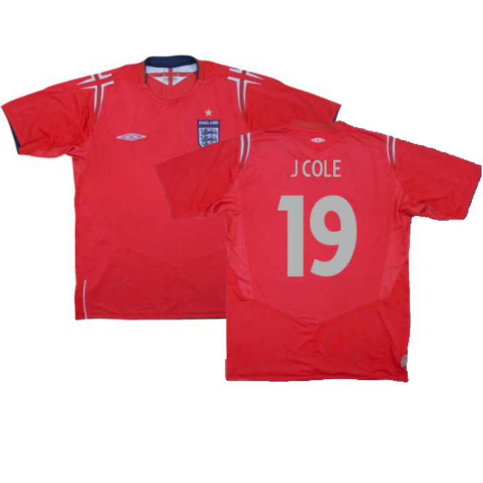 England 2004-06 Away Shirt (L) (Excellent) (J Cole 19)