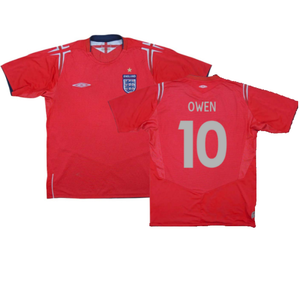 England 2004-06 Away Shirt (XL) (Mint) (OWEN 10)_0