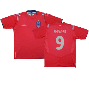 England 2004-06 Away Shirt (XL) (Mint) (SHEARER 9)_0