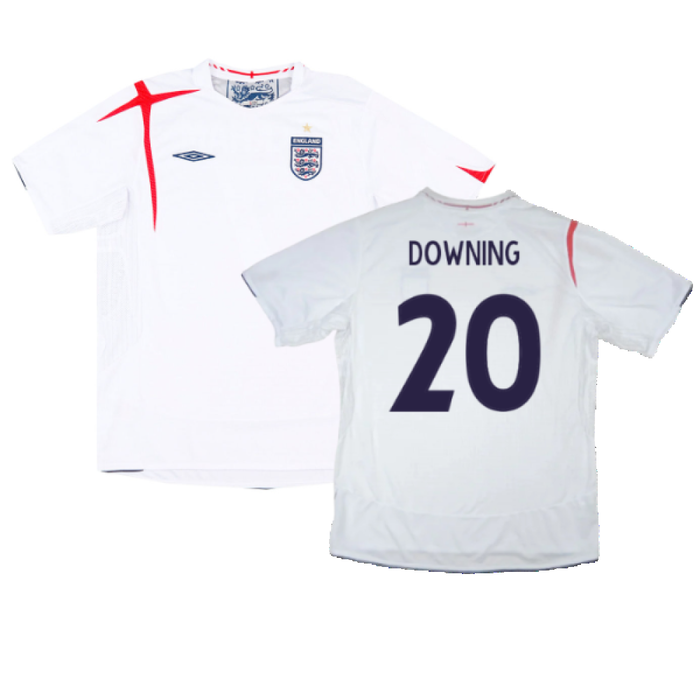 England 2005-07 Home Shirt (XXL) (Excellent) (DOWNING 20)