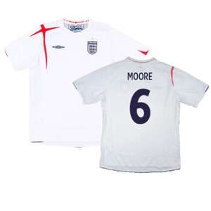 England 2005-07 Home Shirt (XXL) (Excellent) (MOORE 6)_0