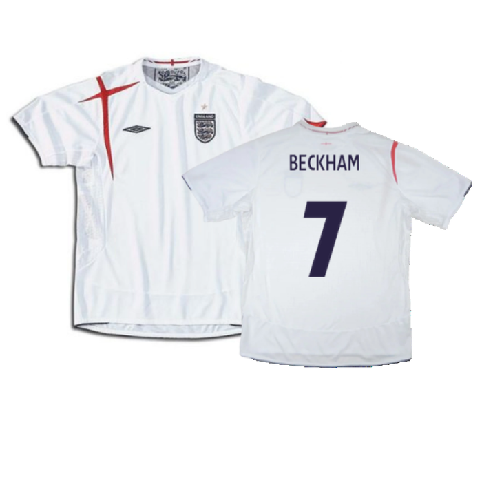 England 2005-2007 Home Shirt (Excellent) (BECKHAM 7)