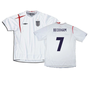 England 2005-2007 Home Shirt  (XL) (Excellent) (BECKHAM 7)_0