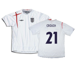 England 2005-2007 Home Shirt  (XL) (Excellent) (CROUCH 21)_0