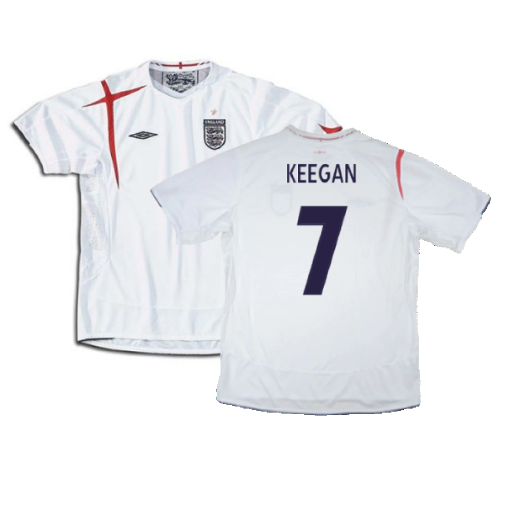 England 2005-07 Home Shirt (XL) (Excellent) (KEEGAN 7)_0