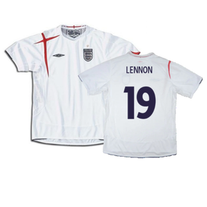 England 2005-2007 Home Shirt (XL) (Excellent) (LENNON 19)_0