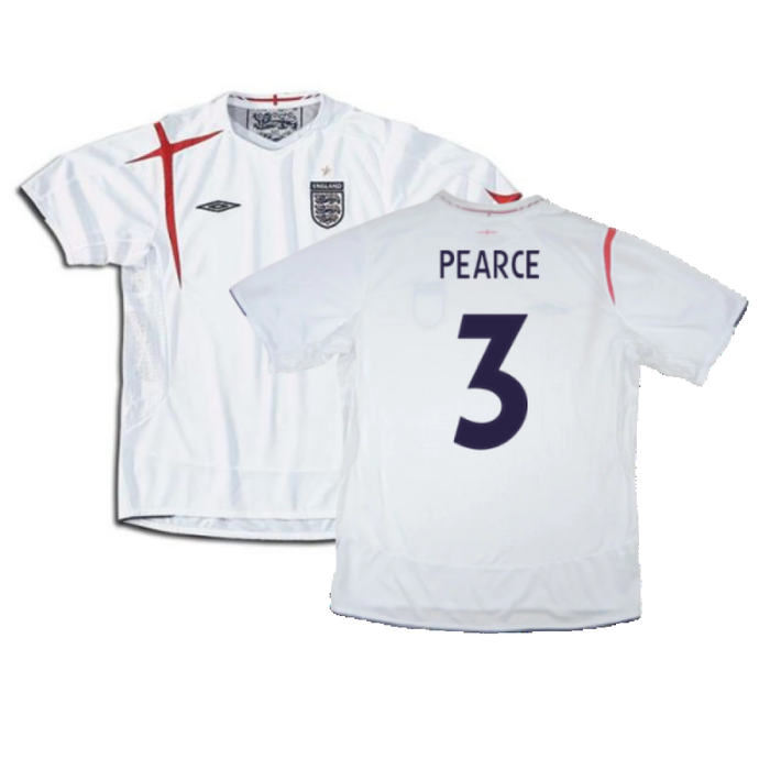 England 2005-2007 Home Shirt (XXL) (Very Good) (Very Good) (PEARCE 3)