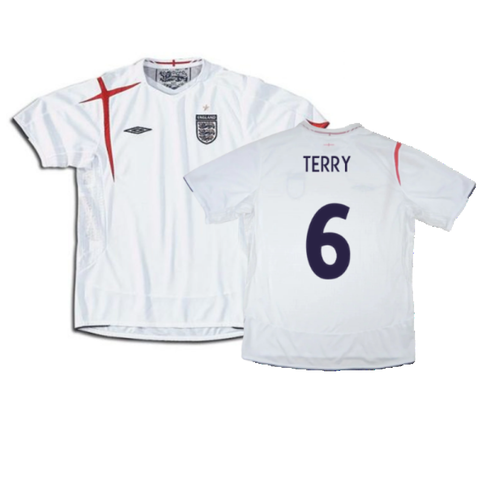 England 2005-2007 Home Shirt (Very Good) (TERRY 6)_0