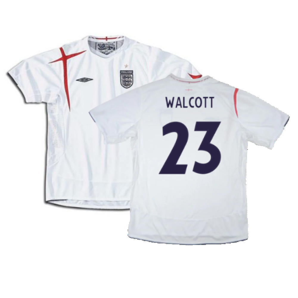 England 2005-2007 Home Shirt (XXL) (Very Good) (Very Good) (WALCOTT 23)_0