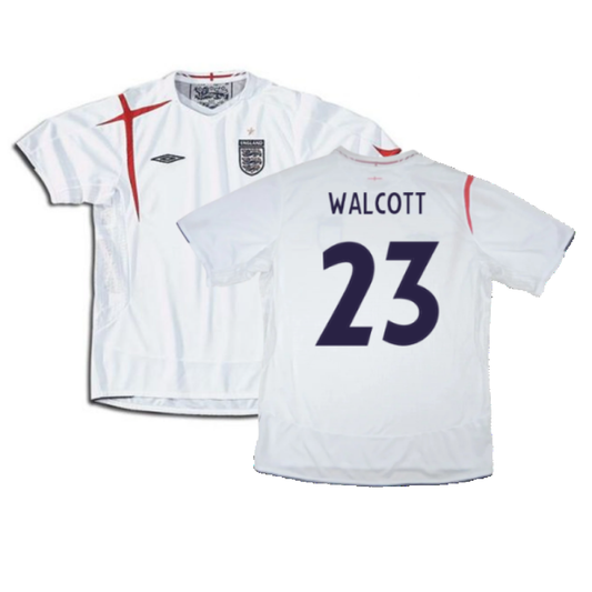 England 2005-2007 Home Shirt (L) (Very Good) (WALCOTT 23)_0