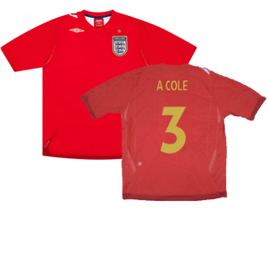 England 2006-08 Away Shirt (S) (Excellent) (A COLE 3)_0