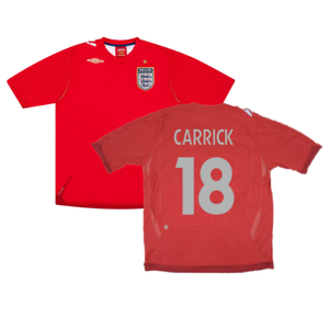 England 2006-08 Away Shirt (M) (Excellent) (CARRICK 18)_0