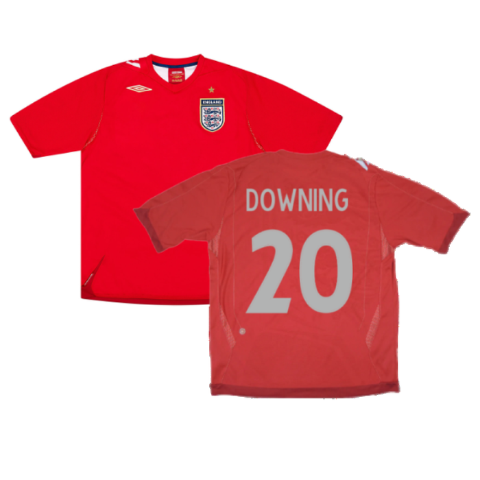 England 2006-08 Away Shirt (M) (Excellent) (DOWNING 20)