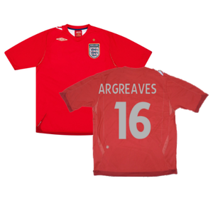 England 2006-08 Away Shirt (XLB) (Very Good) (HARGREAVES 16)_0