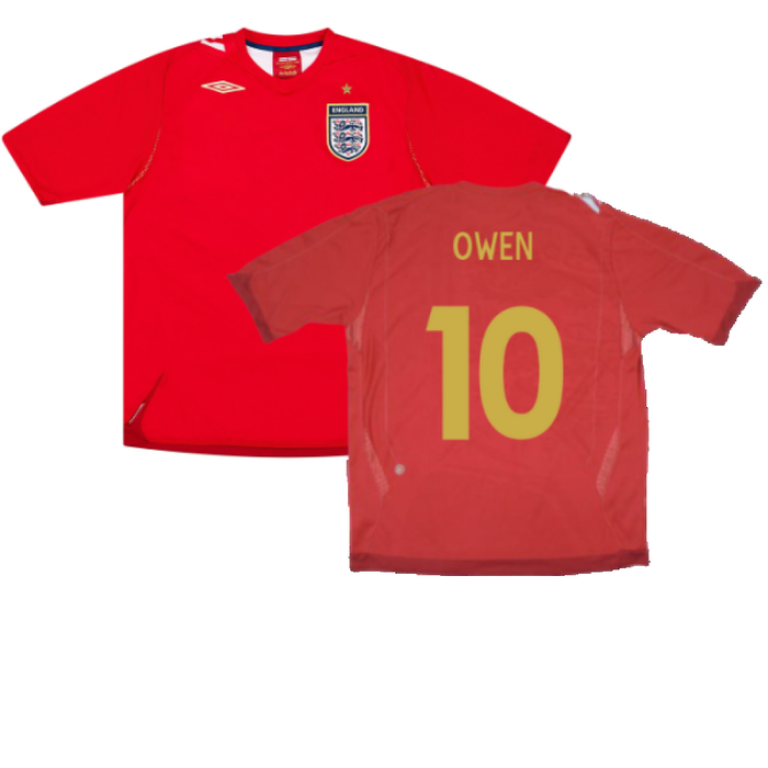 England 2006-08 Away Shirt (XL) (Excellent) (OWEN 10)