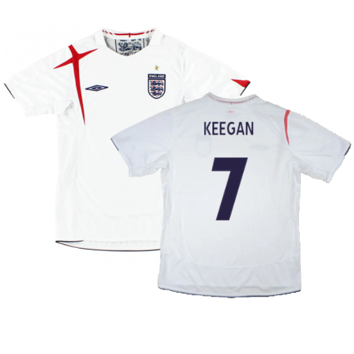 England 2006-08 Home Shirt (XL) (Excellent) (KEEGAN 7)