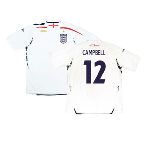 England 2007-09 Home Shirt (Very Good) (CAMPBELL 12)_0